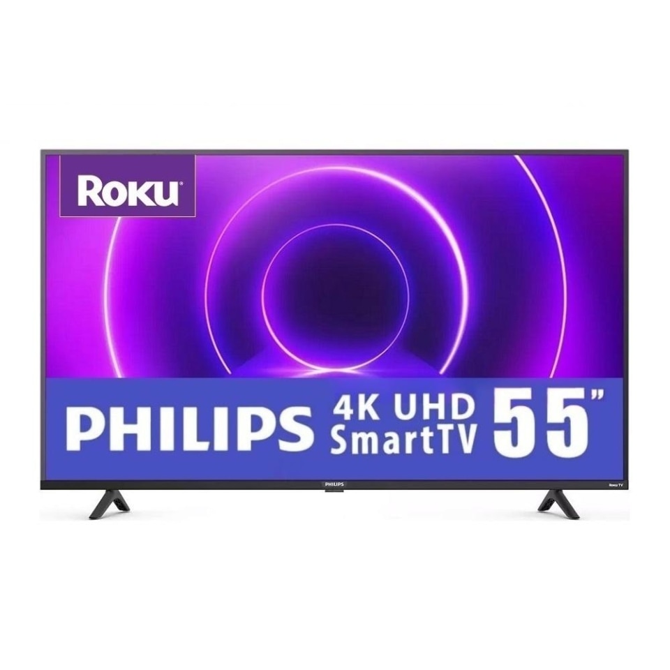 TV Philips 55 Pulgadas Roku 4K Ultra HD LED 55PFL5756/F8