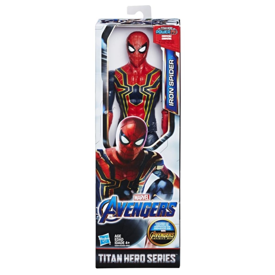 Figura Iron Spider Marvel Avengers Titan Hero | Walmart