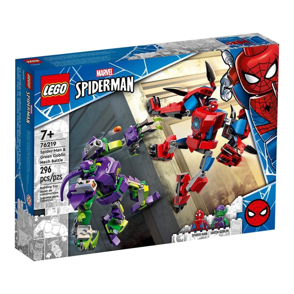 Set LEGO Super Heroes Spider-Man vs. Duende Verde: Batalla de Mechs 76219 |  Walmart