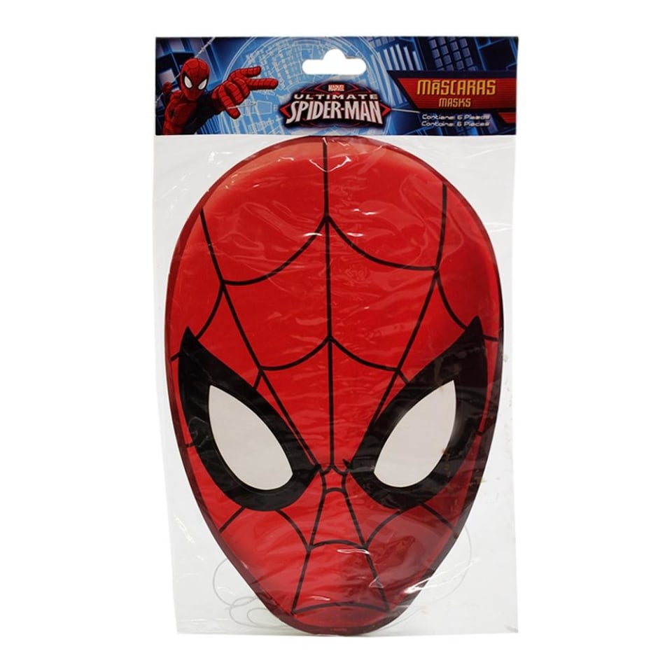Máscara de Cartón Marvel Spider-Man de 20 cm | Walmart
