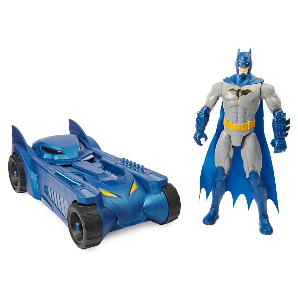 Figura Batman y Batimóvil Spin Master DC Comics 12 pulgadas | Walmart