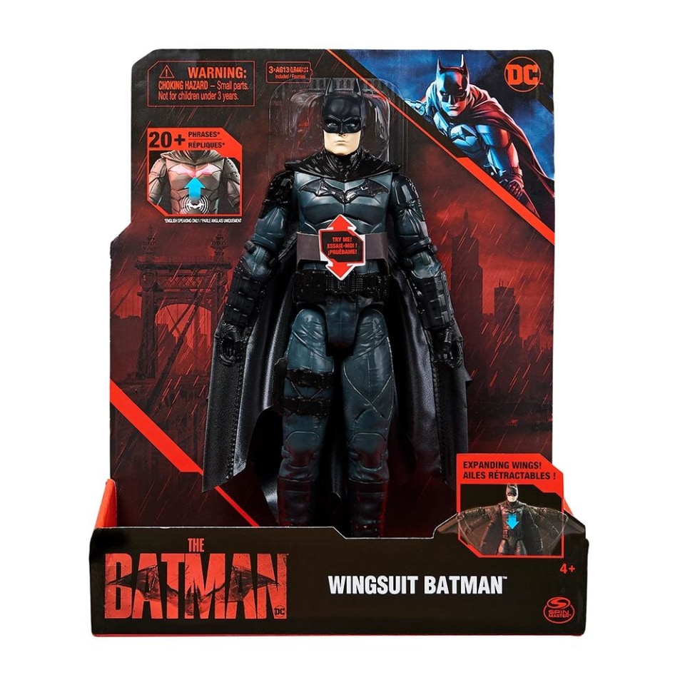 Figura Acción Spin Master Traje de Lujo Wingsuit 12pulgadas Película The  Batman | Walmart en línea