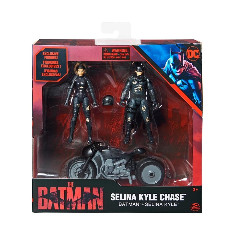 Figura Acción Spin Master Moto Selina Kyle 4 pulgadas The Batman | Walmart