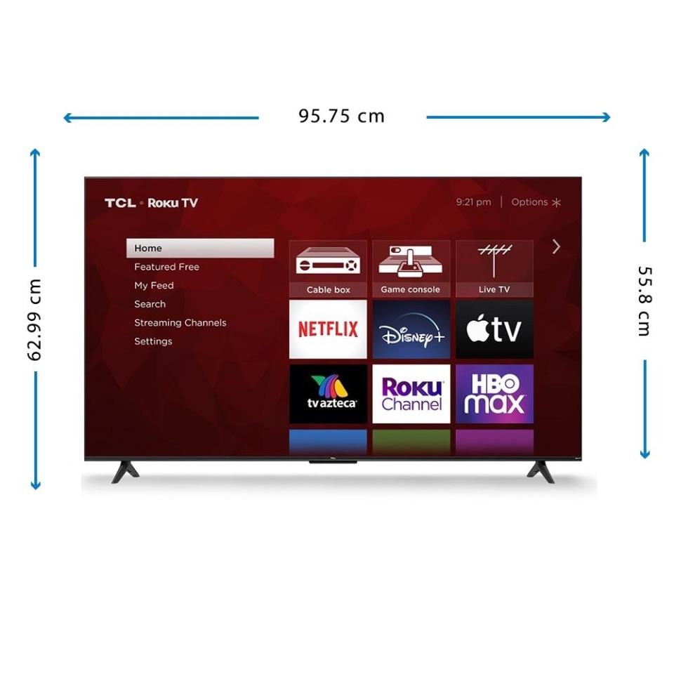 thumbnail image 4 of TV TCL 43 Pulgadas 4K Ultra HD Smart TV LED 43S453, 4 of 4