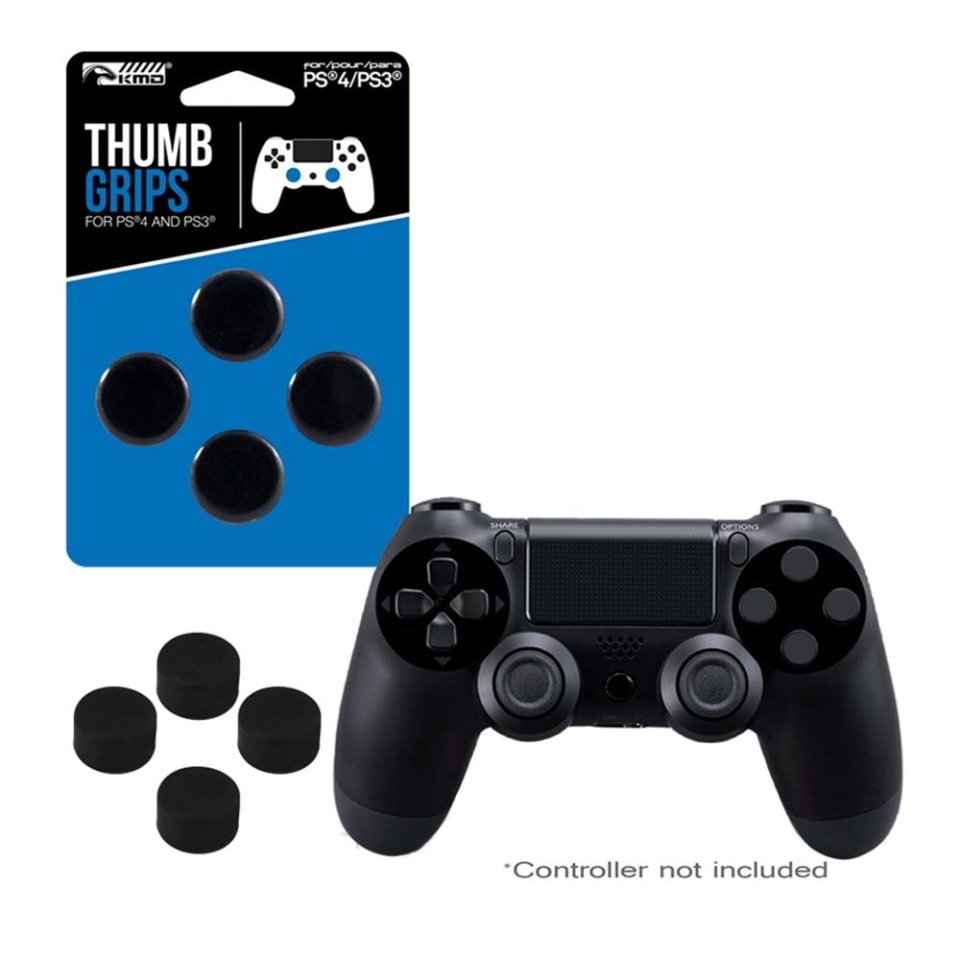 thumbnail image 1 of Grips Goma KMD para Control PS4 Incluye 4 piezas KMDPS41787, 1 of 1