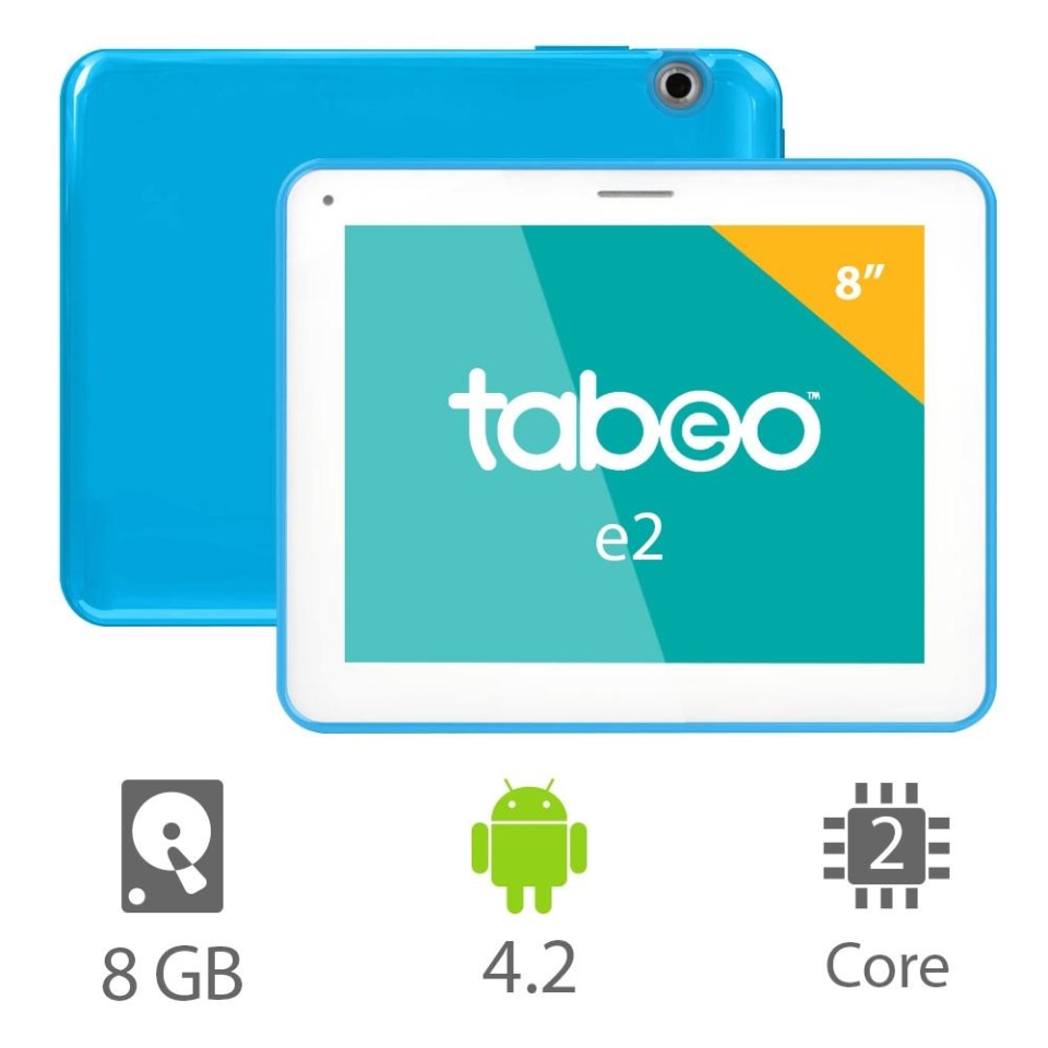 thumbnail image 1 of Tablet Tabeo con funda Azul, 1 of 3