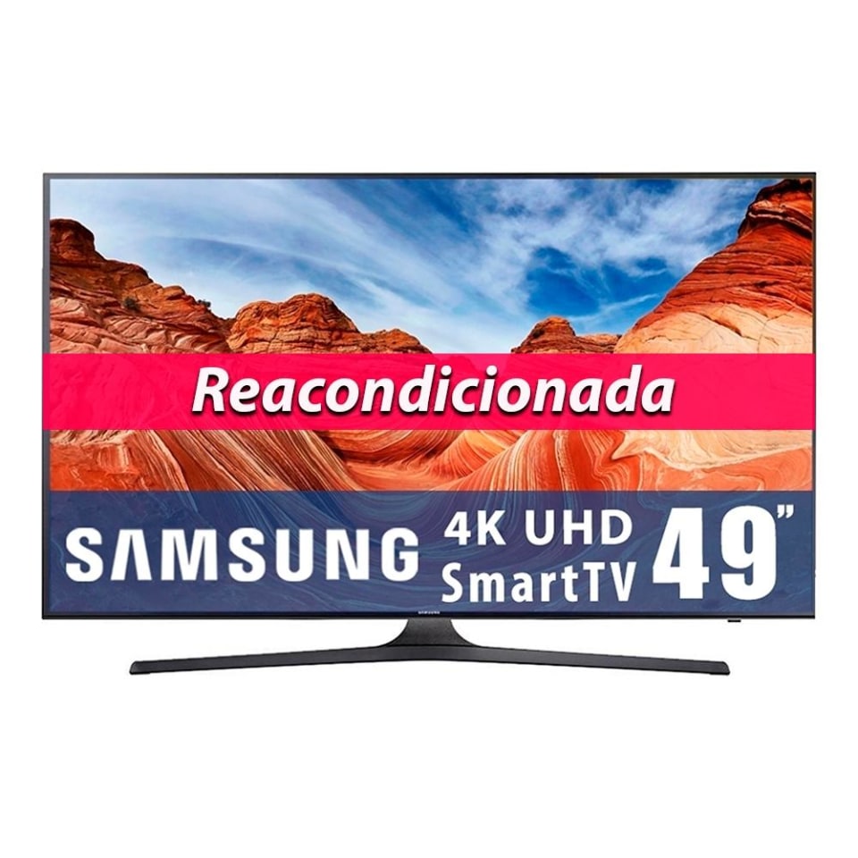 TV Samsung 49 Pulgadas 4K Ultra HD Smart TV LED UN49MU6290FXZA Reacondicionada