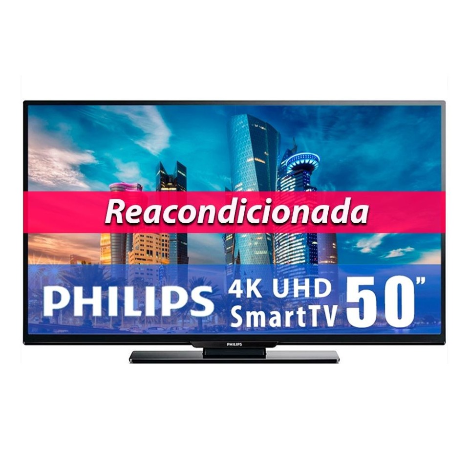TV Philips 50 Pulgadas 4K Ultra HD Smart TV LED 50PFL5601/F7 Reacondicionada