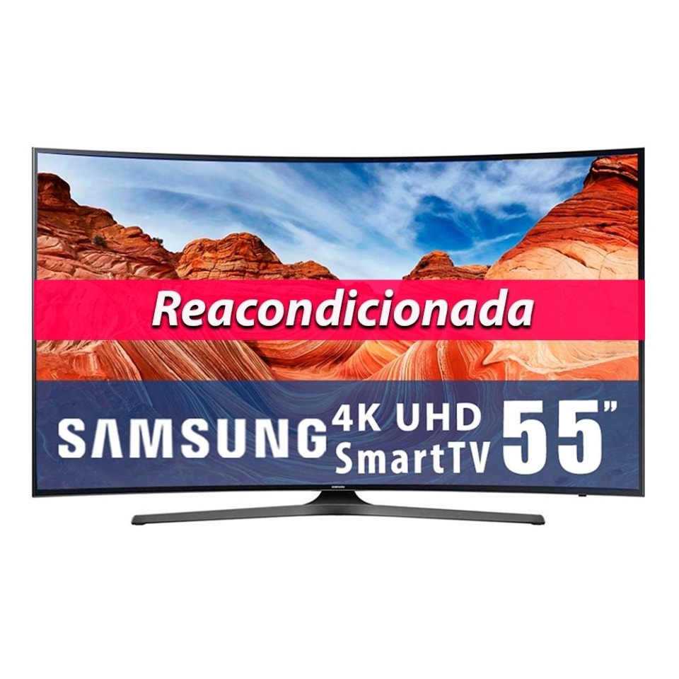 TV Samsung 55 Pulgadas Curva 4K Ultra HD Smart TV LED UN55KU650D Reacondicionada