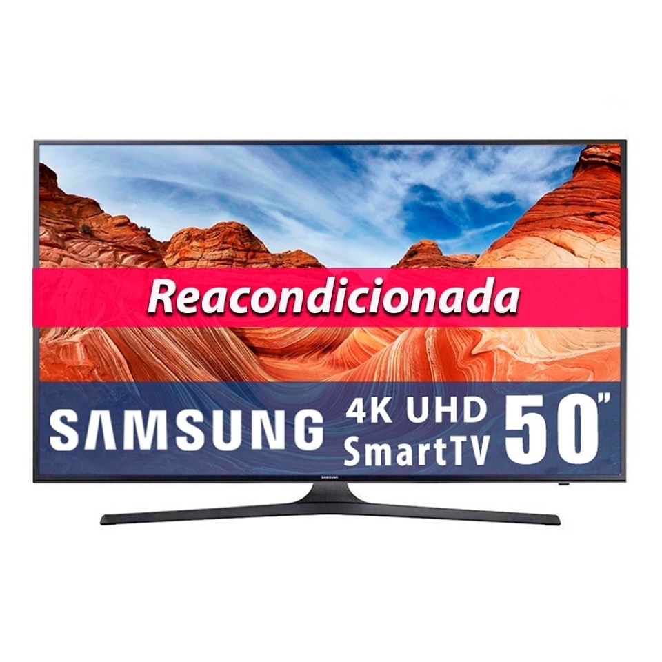 TV Samsung 50 Pulgadas 4K Ultra HD Smart TV LED UN50KU630DFXZA Reacondicionada