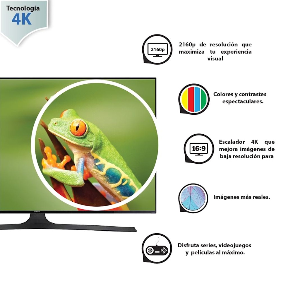 thumbnail image 3 of TV Samsung 55 Pulgadas Curva 4K Ultra HD Smart TV LED UN55MU6490FXZA Reacondicionada, 3 of 4