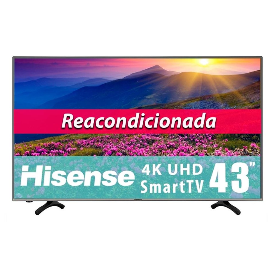 TV Hisense 43 Pulgadas 4K Ultra HD Smart TV LED 43H7C Reacondicionada