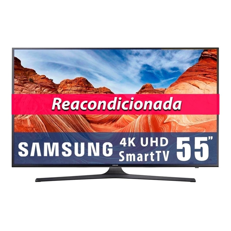 TV Samsung 55 Pulgadas 4K Ultra HD Smart TV LED UN55MU6300 Reacondicionada