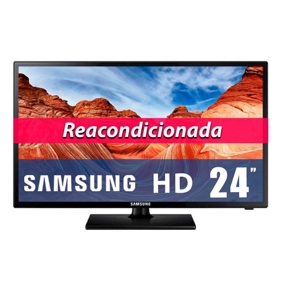 TV Samsung 24 Pulgadas 720p HD LED UN24H4000 Reacondicionada