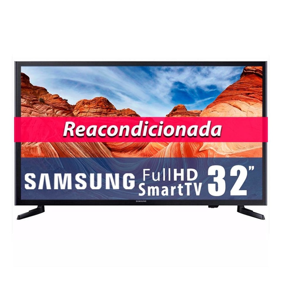 TV Samsung 32 Pulgadas 1080p Full HD Smart TV LED UN32J525D Reacondicionada