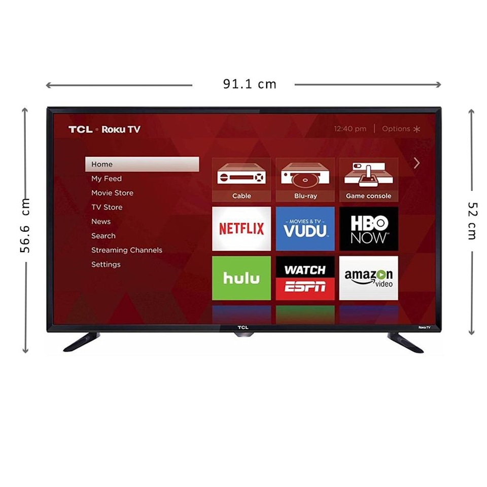 thumbnail image 4 of TV TCL 40 Pulgadas 1080p Full HD Smart TV LED 40FS3750 Reacondicionada, 4 of 4