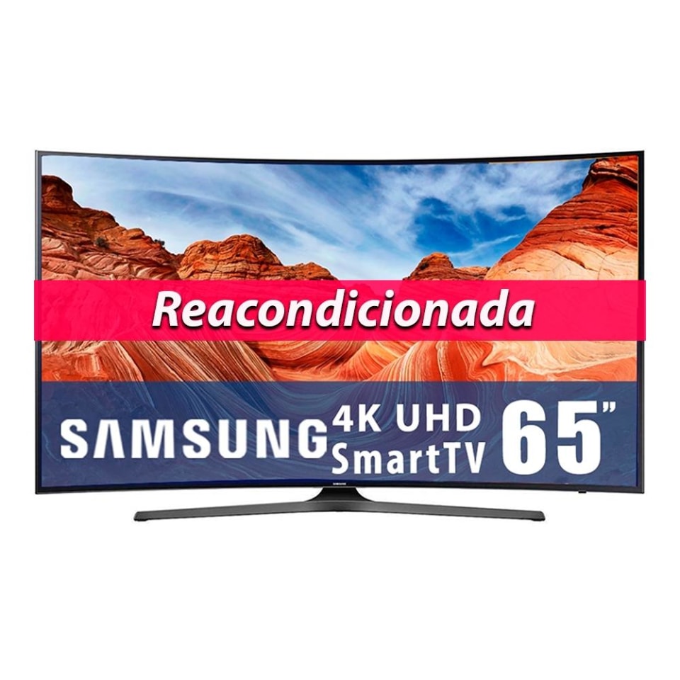 TV Samsung 65 Pulgadas Curva 4K Ultra HD Smart TV LED UN65KU649D Reacondicionada