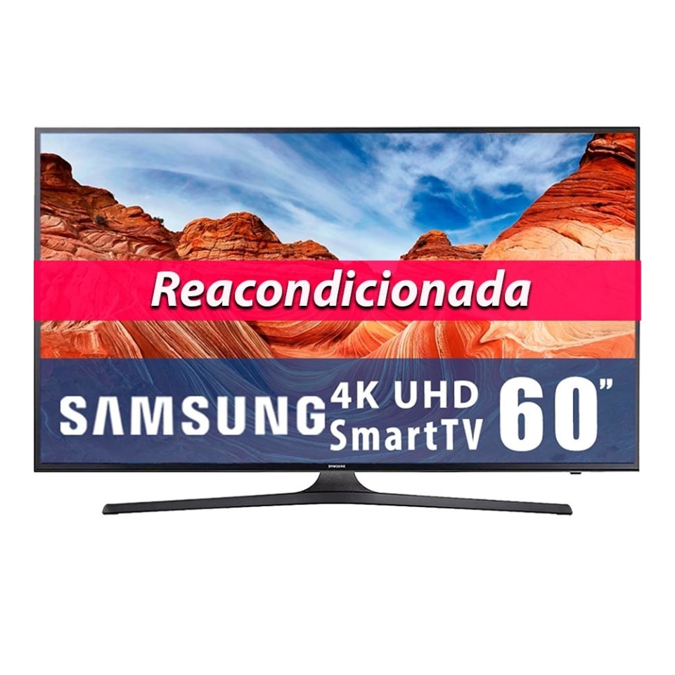 TV Samsung 60 Pulgadas 4K Ultra HD Smart TV LED UN60KU630DFXZA Reacondicionada
