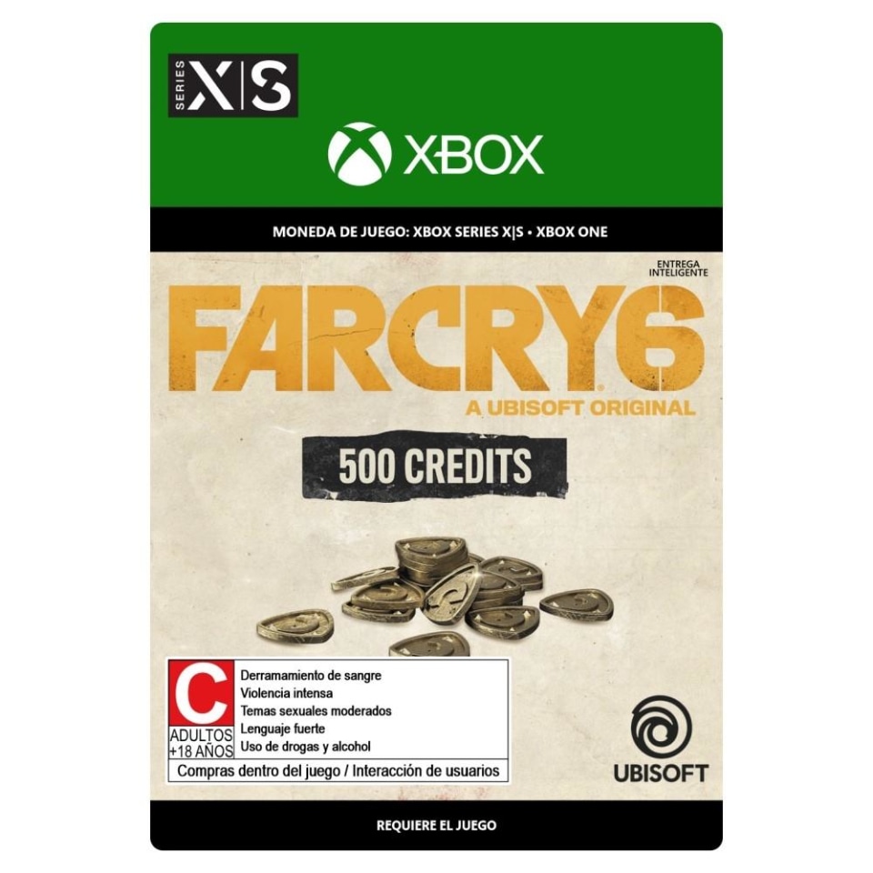 Far Cry 6 Moneda Virtual- Paquete base (500 Credits) Microsoft XBOX Digital