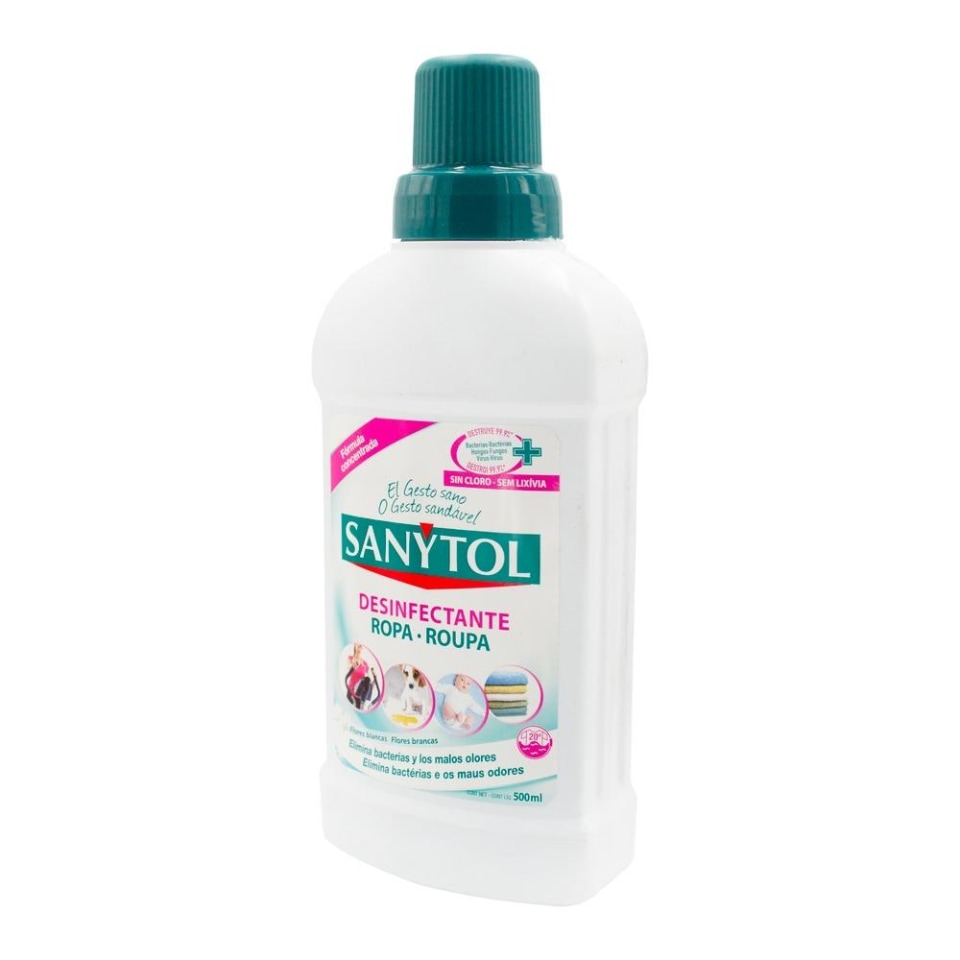 Desinfectante de ropa Sanytol concentrado de 500 ml | Walmart