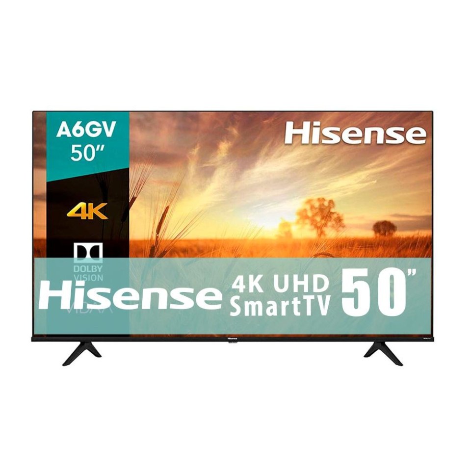 thumbnail image 1 of TV Hisense 50 Pulgadas 4K Ultra HD Smart TV LED 50A6GV, 1 of 4