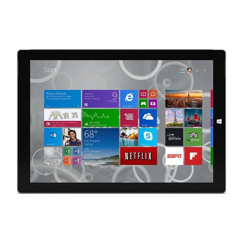 thumbnail image 1 of Tablet Microsoft Surface Pro 3 de 64 GB y 12 Pulgadas en Negro, 1 of 4