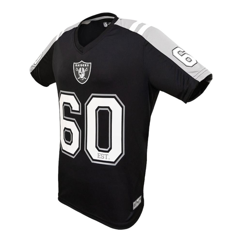 Playera NFL Talla M Manga Corta Las Vegas Raiders Negro para Hombre |  Walmart