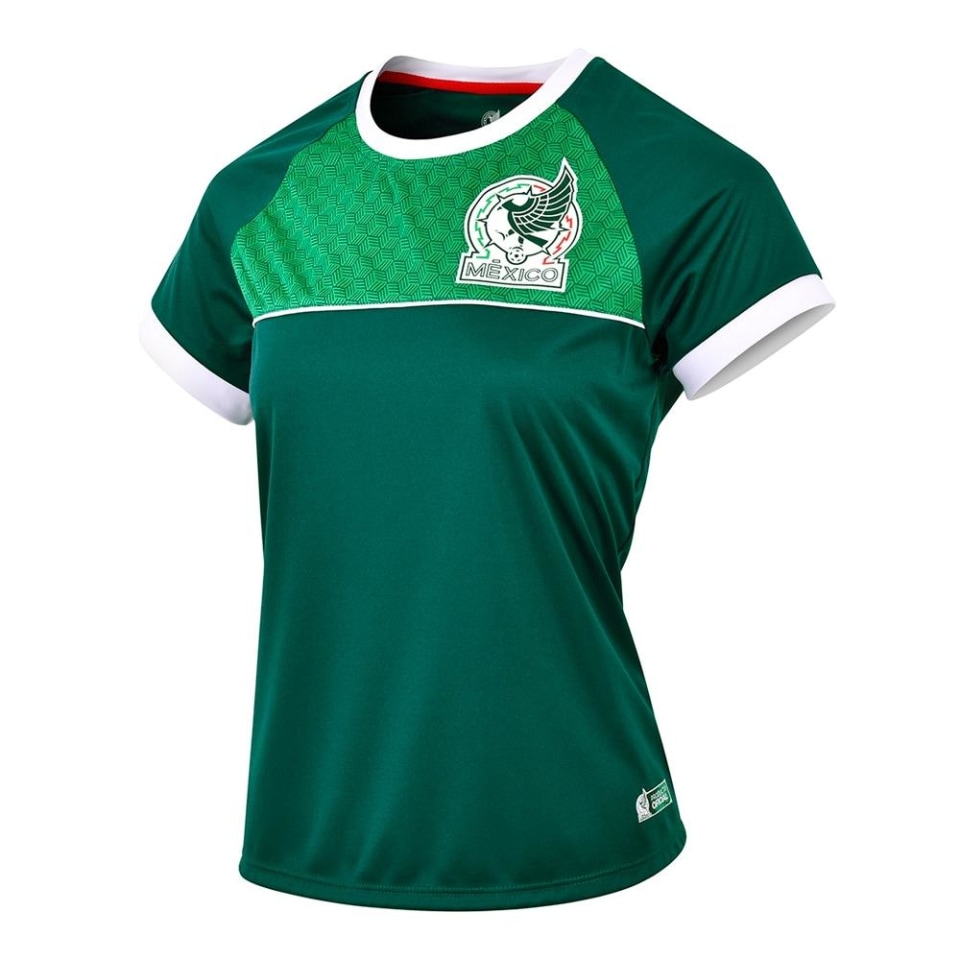 Playera Selección Nacional Talla EG Manga Corta Verde para Mujer | Walmart