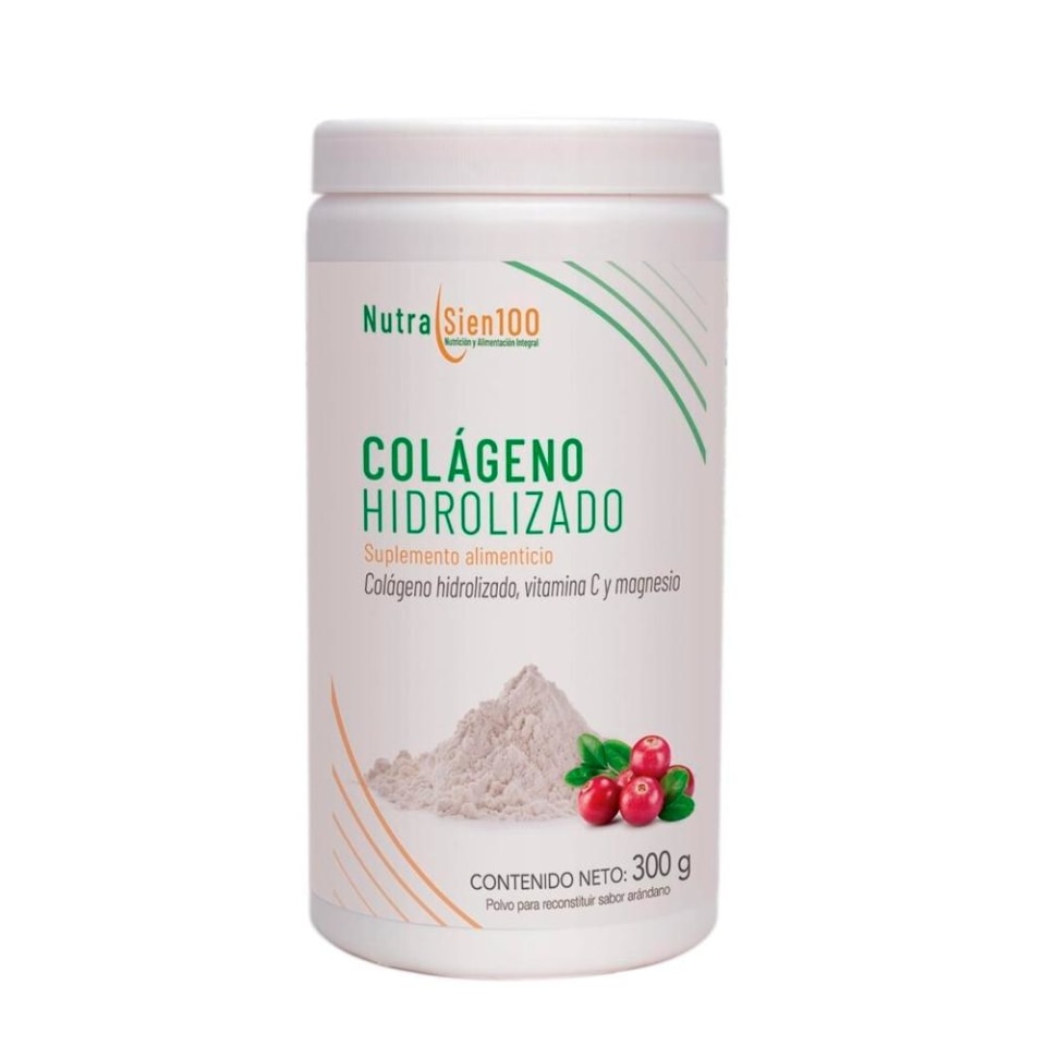 Colágeno Hidrolizado NutraSien100 con Vitamina C y Magnesio 300 g en Polvo  | Walmart en línea