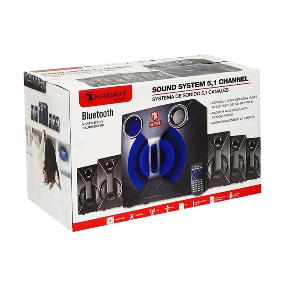 Sistema de Sonido Kaiser Mod. 18-9325 Bluetooth