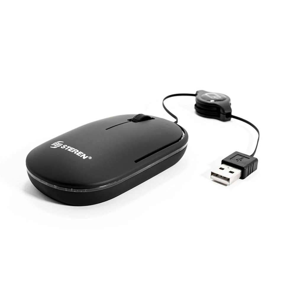 Mouse Óptico Steren con Luz Led COM-551