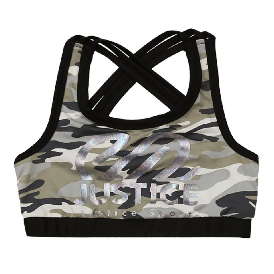 Top Corto Justice Talla 6 Camuflaje Verde | Walmart