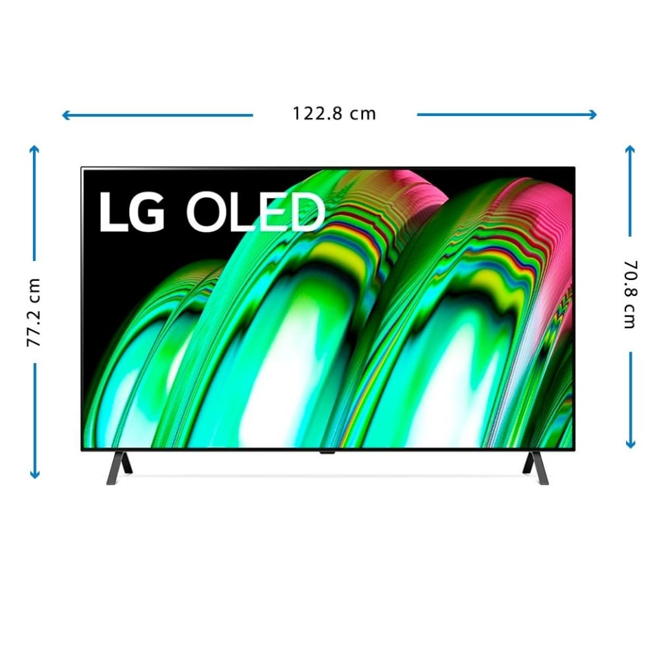 thumbnail image 3 of TV LG 55 Pulgadas 4K OLED, SMART TV con ThinQ AI, Modelo OLED55A2BFA, Negra, 3 of 4