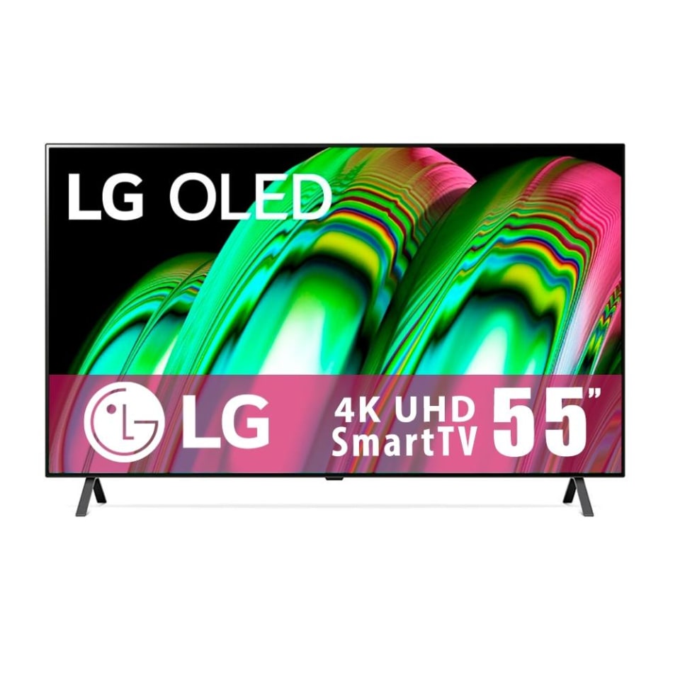 thumbnail image 1 of TV LG 55 Pulgadas 4K OLED, SMART TV con ThinQ AI, Modelo OLED55A2BFA, Negra, 1 of 4