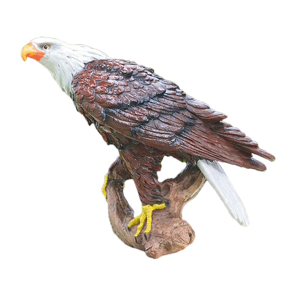 Águila Decoración Ornamento Resina Espantapájaros Manualidades Arte  Colorear Escultura Animal marrón Sharpla estatua del águila | Bodega  Aurrera en línea