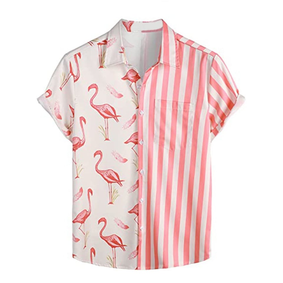 Mejor Más dígito Camisa hawaiana de manga corta con botones para hombre, camisa informal de  verano para la playa Adepaton BST3007213-5 | Bodega Aurrera en línea