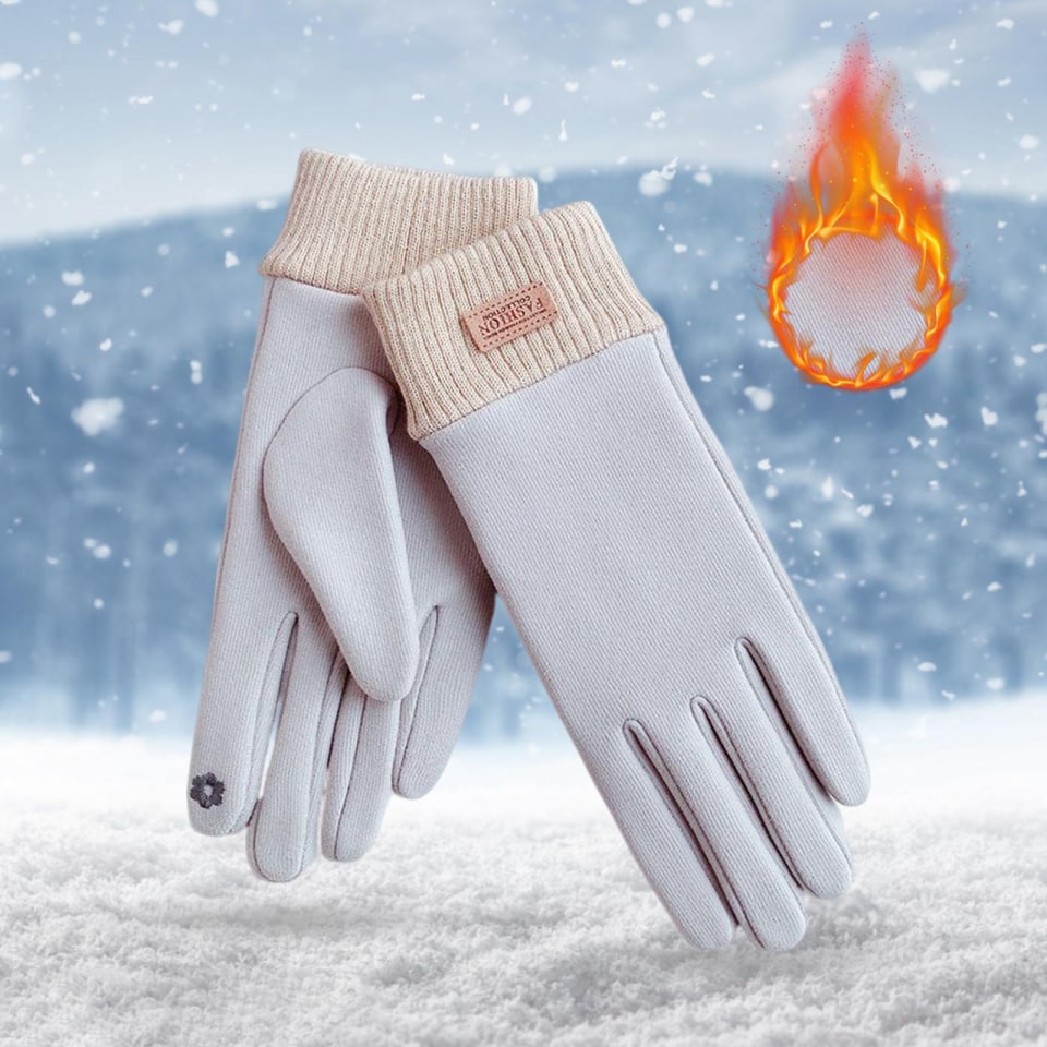 Prefijo cepillo compromiso 2 pares de guantes suaves para adultos, mujeres, mujeres, pantallas táctiles,  guantes de otoño para Sunnimix Guantes de invierno para mujer | Bodega  Aurrera en línea