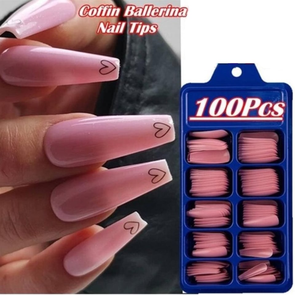 Ataúd Bailarina Puntas De Uñas Postizas Cubierta Completa Puntas De Uñas Diy  Acrílico Nail Art 10 Ta Eigraketly CE008076-06 | Walmart en línea