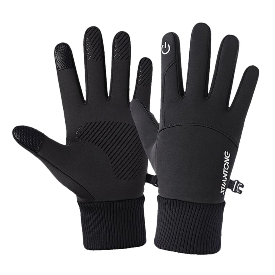 Guantes térmicos de invierno hombre, pantalla táctil, guantes con forro resistente al agua M 1 jinwen Guantes ciclismo de invierno | Bodega Aurrera en línea
