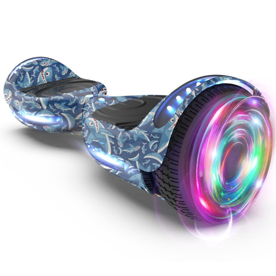 HOVERSTAR Bluetooth Hoverboard, LBW12A Color cromado o monopatín