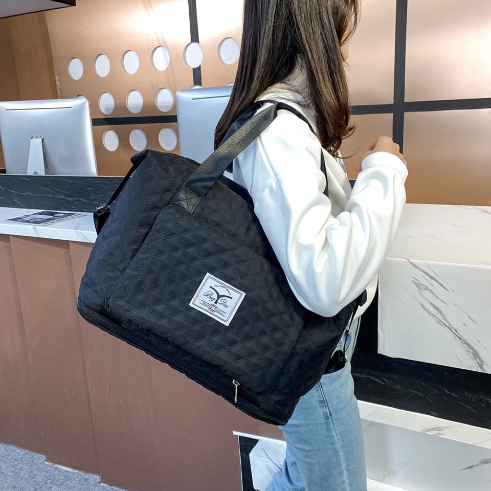 Bolso de hombro con entramado de tela Oxford para mujer Bolsos grandes para gimnasio (neg Tmvgtek Para estrenar | Bodega Aurrera en línea