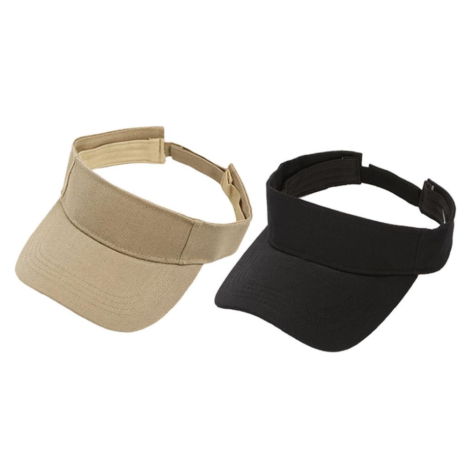 Sombrero de Visera Ajustable de 2 Piezas para Mujer, Hombre, Golf, Tenis, Protección , Gorra Yuyangstore gorras de tenis para hombre mujer Bodega Aurrera en