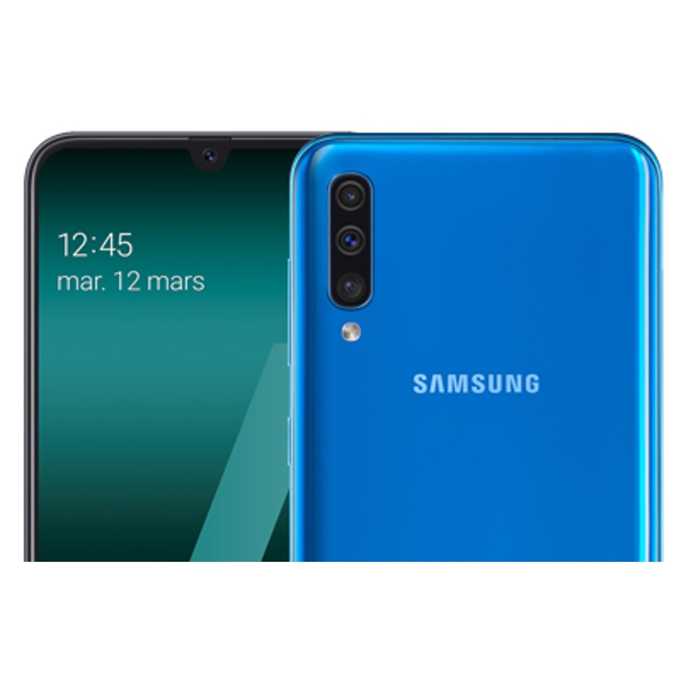 Smartphone Samsung Galaxy A50 64 GB Azul Telcel | Bodega Aurrera en línea