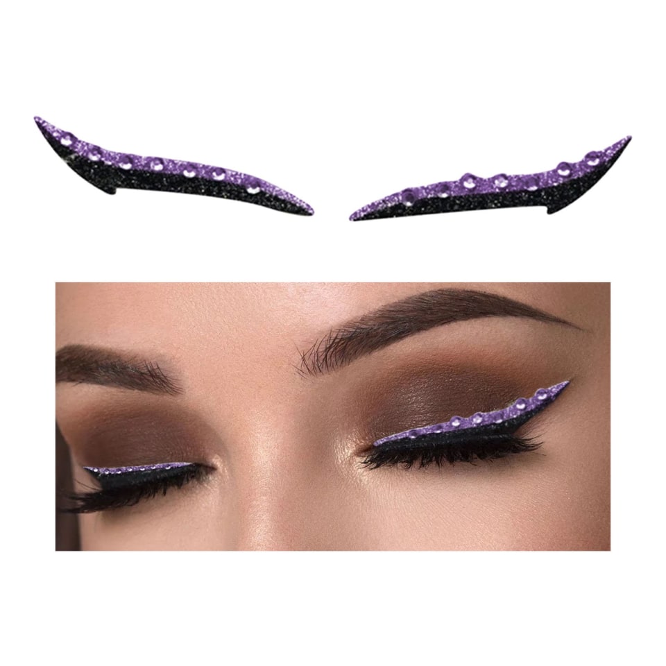 Pegatinas de delineador de ojos perezoso, maquillaje de ojos pa párpados,  Morado Colcomx pestañas pegatinas | Walmart en línea