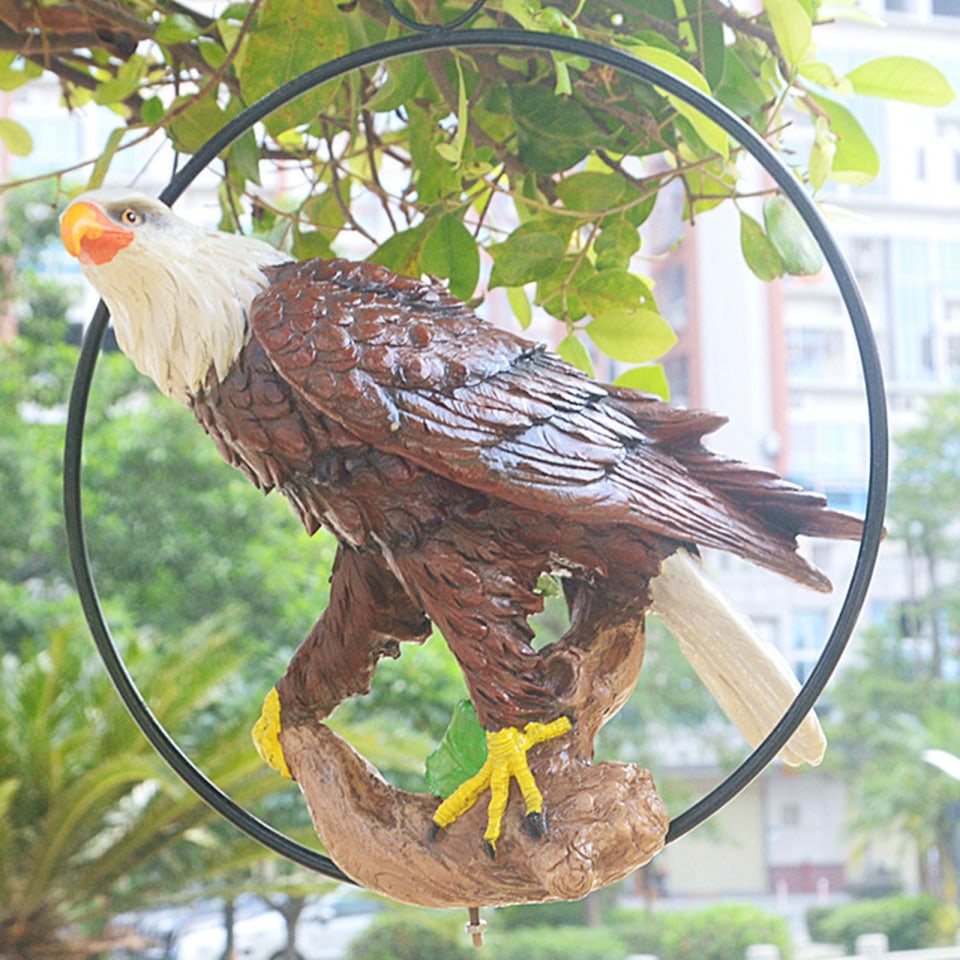 Águila Decoración Ornamento Resina Espantapájaros Manualidades Arte  Colorear Escultura Animal marrón Sharpla estatua del águila | Bodega Aurrera  en línea