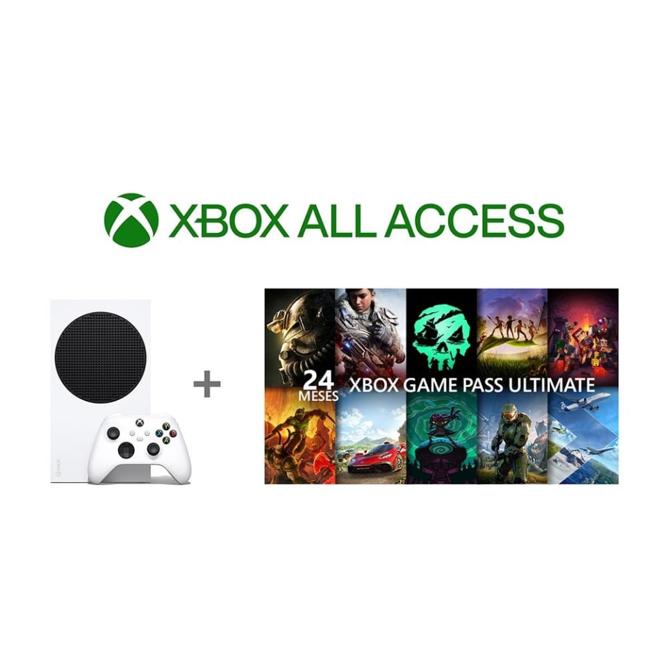 Consola Xbox All Access Series S 512 GB + 24 Meses de Xbox Game Pass Ultimate