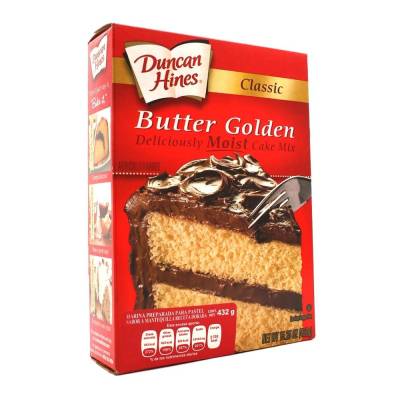 Harina para preparar pastel Duncan Hines sabor a mantequilla 432 g