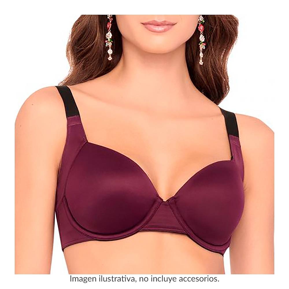 Brasier Ilusión Talla 34B Copa Completa Vino