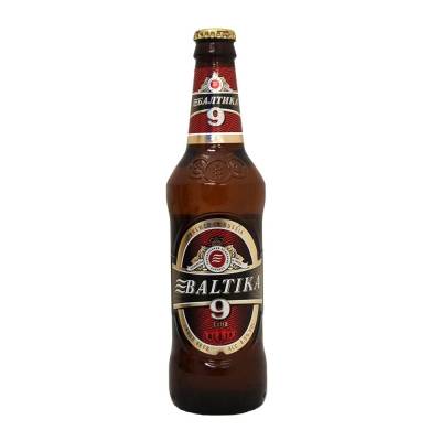 Cerveza Baltika 9 extra lager premium 450 ml