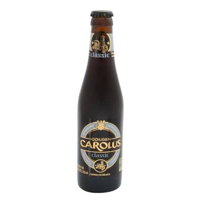 Cerveza oscura Gouden Carolus classic botella de 330 ml
